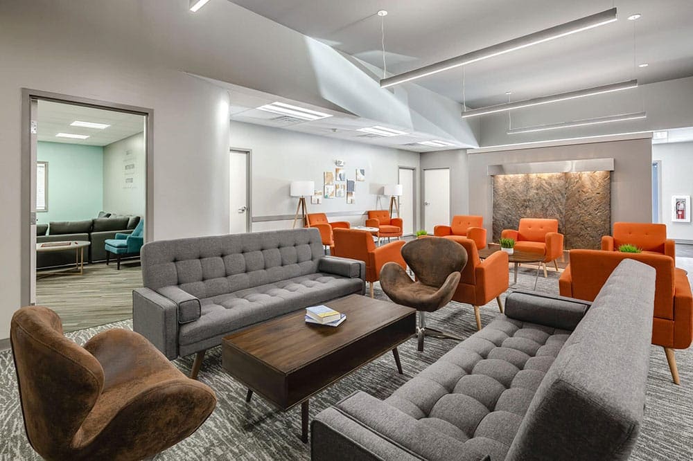 Individual therapy office at the Victory Bay Woburn clinic
